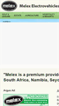 Mobile Screenshot of electrovehicles.co.za